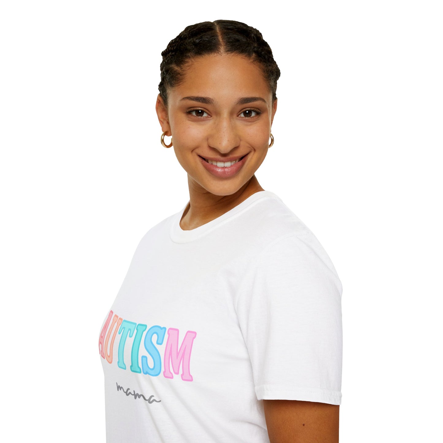Autism Mama Unisex Softstyle T-Shirt - Supportive and Stylish