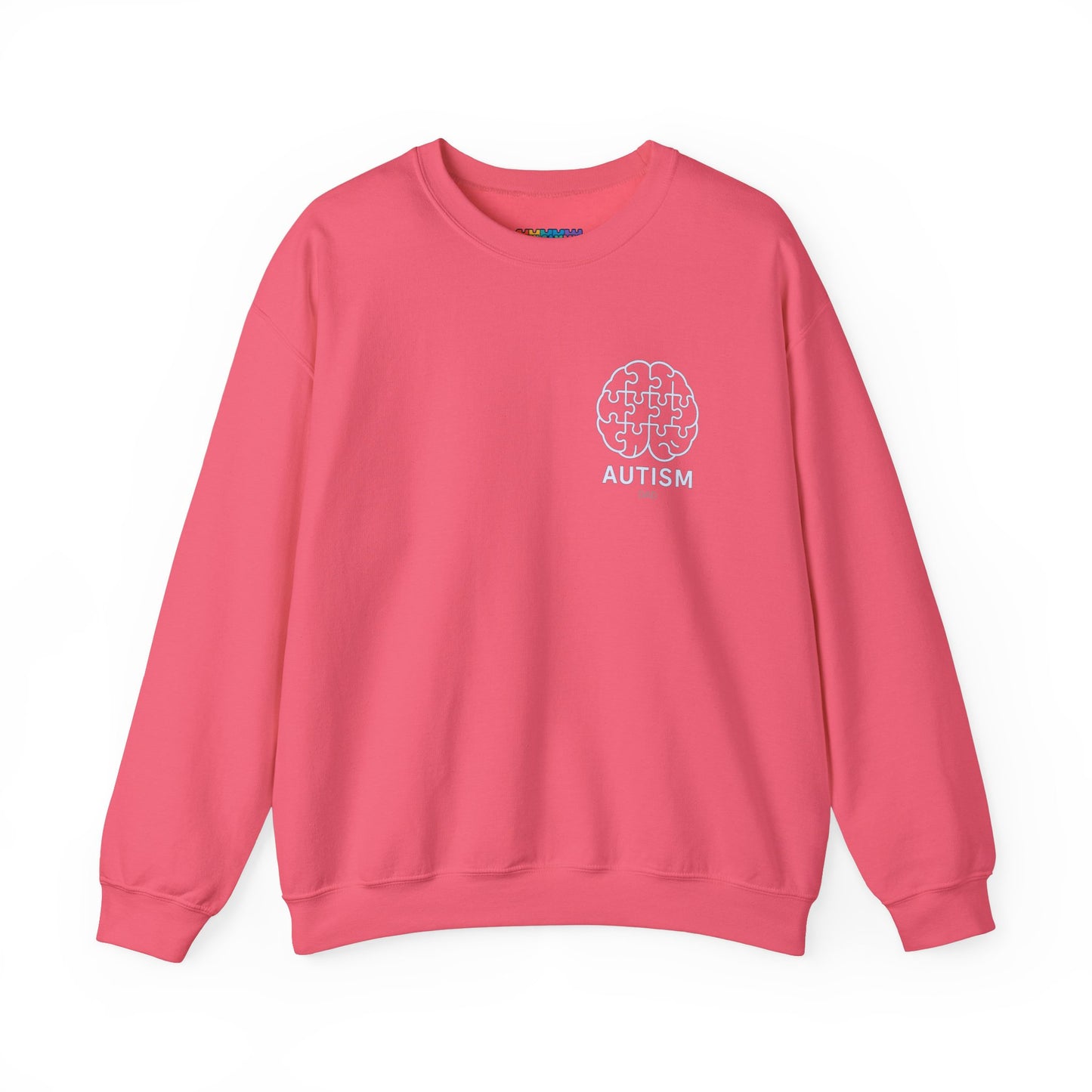 Autism Awareness DAD Heavy Blend™ Crewneck Sweatshirt.