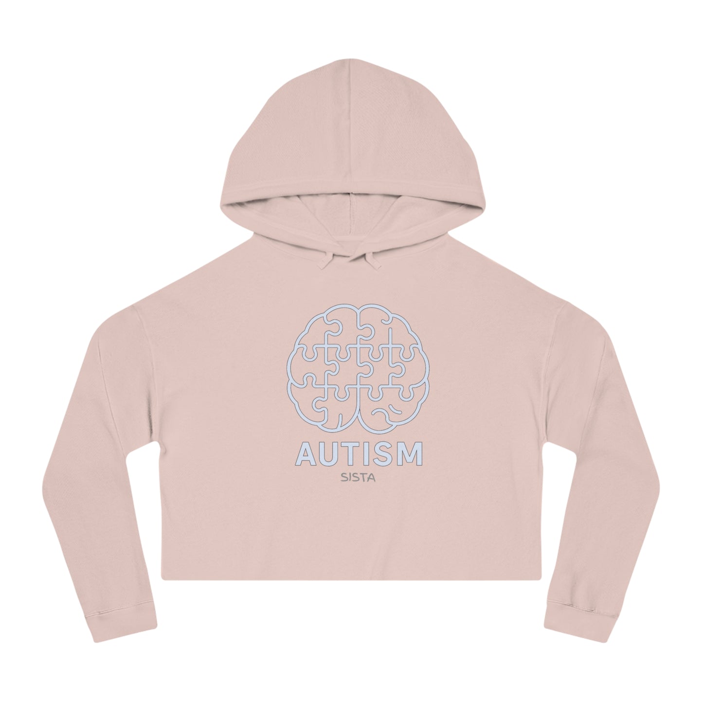 Autism Awareness Cropped Hooded Sweatshirt for TEENAGERS - Stylish and Supportive Apparel