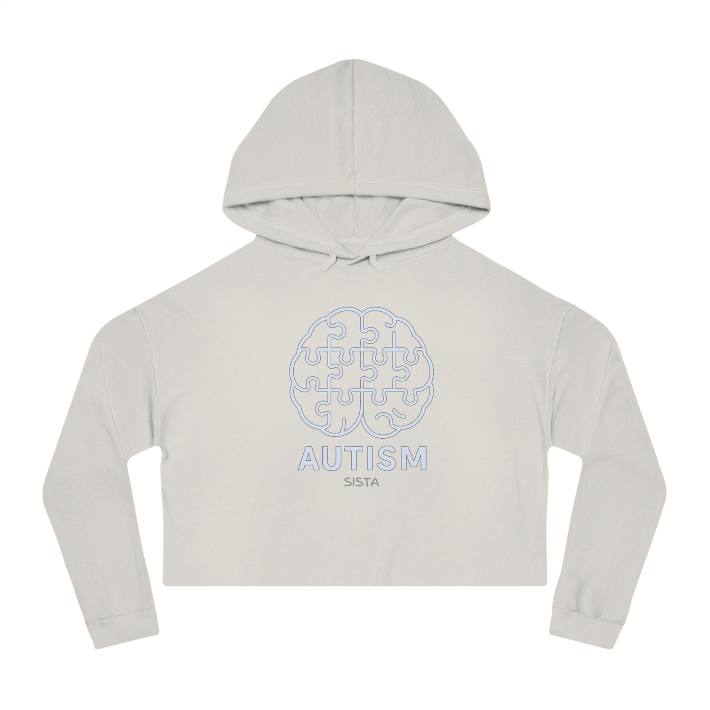 Autism Awareness Cropped Hooded Sweatshirt for TEENAGERS - Stylish and Supportive Apparel