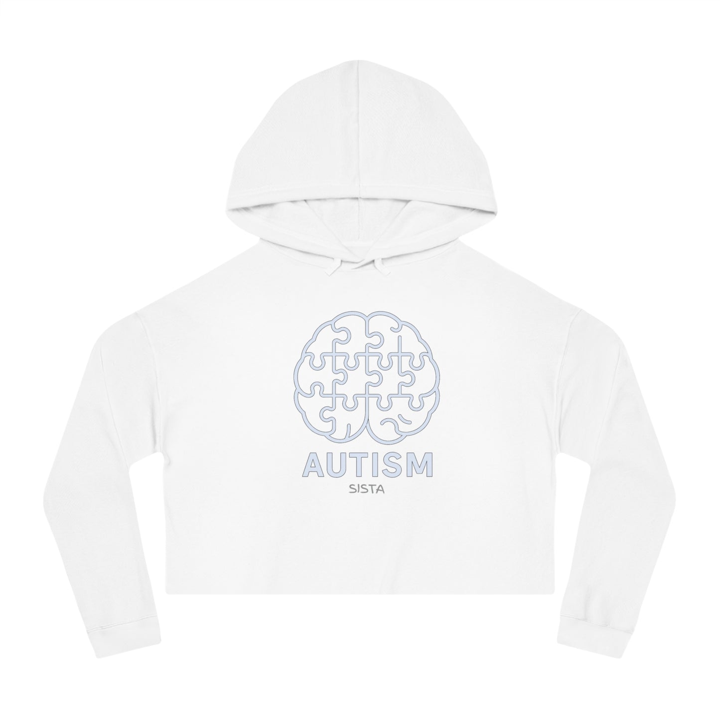 Autism Awareness Cropped Hooded Sweatshirt for TEENAGERS - Stylish and Supportive Apparel