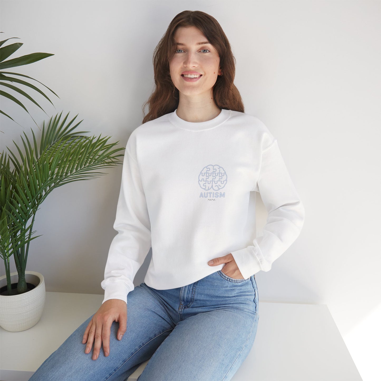 Autism Awareness Crewneck Sweatshirt for Moms