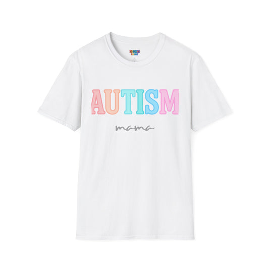 Autism Mama Unisex Softstyle T-Shirt - Supportive and Stylish