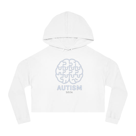Autism Awareness Cropped Hooded Sweatshirt for TEENAGERS - Stylish and Supportive Apparel
