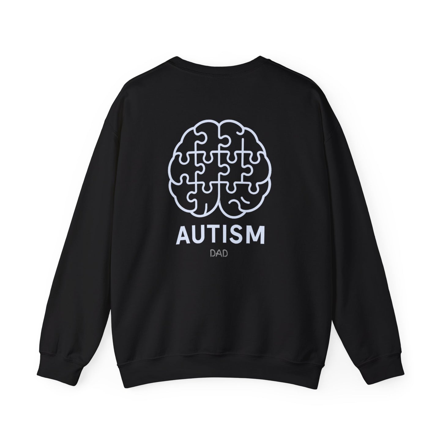Autism Awareness DAD Heavy Blend™ Crewneck Sweatshirt.