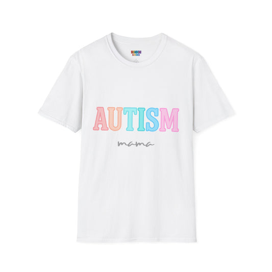 Autism Mama Unisex Softstyle T-Shirt - Supportive and Stylish