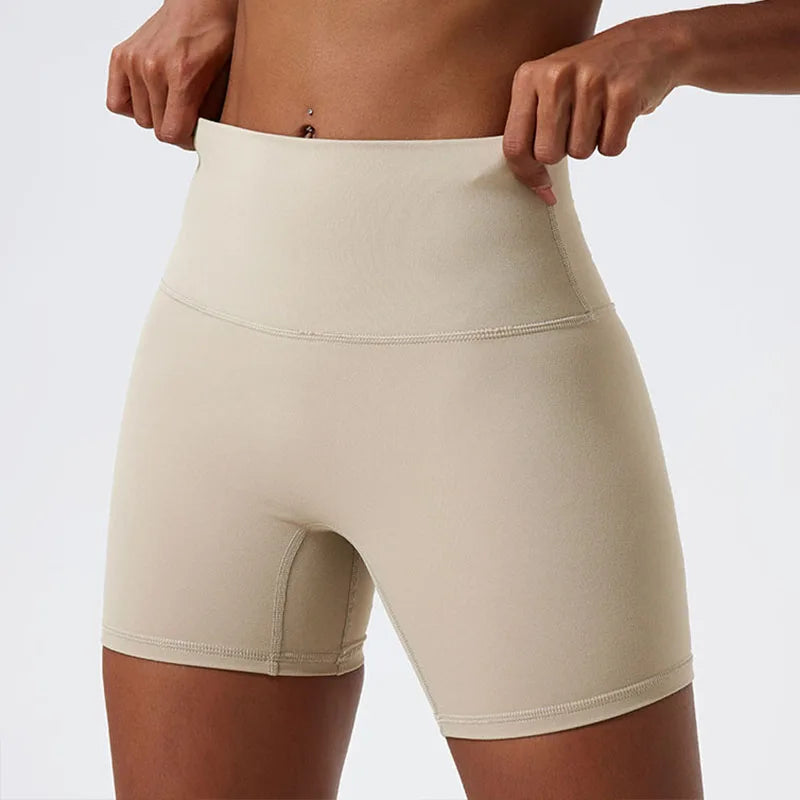 SculptFit High-Waist Cycling Shorts