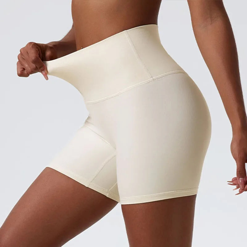 SculptFit High-Waist Cycling Shorts