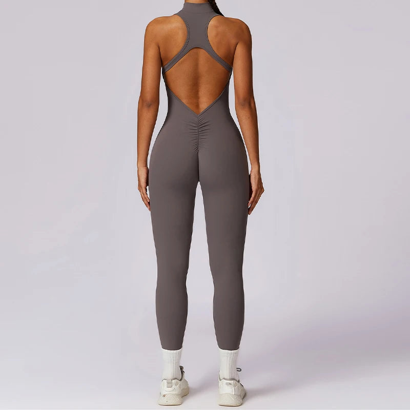 LuxeFit Sleeveless Active Jumpsuit Cammy